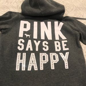 Victoria’s Secret Pink 3/4 sleeve hoodie